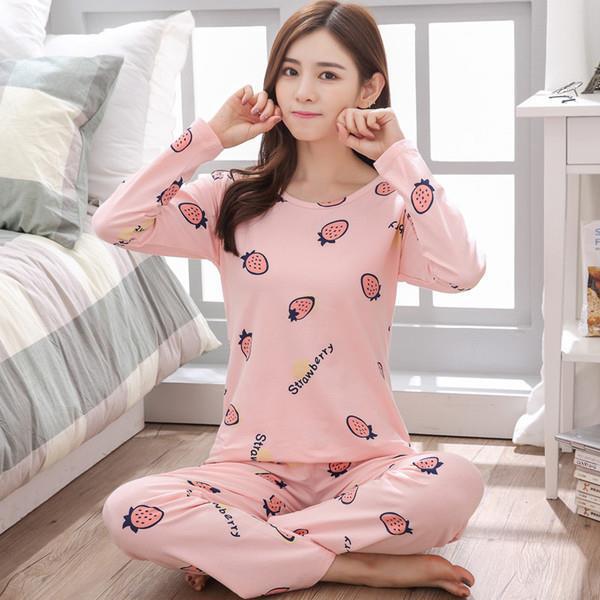 2024 Women's Cartoon Long Sleeve Pajama Set