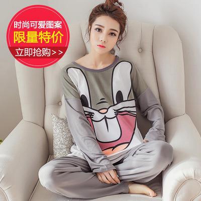 2024 Women's Cartoon Long Sleeve Pajama Set