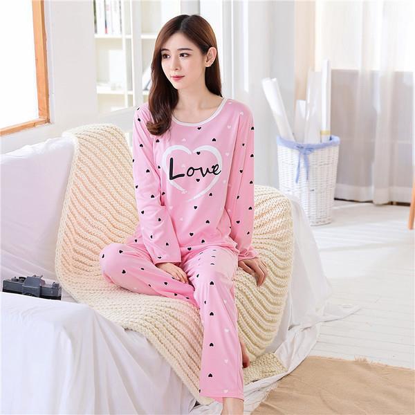 2024 Women's Cartoon Long Sleeve Pajama Set